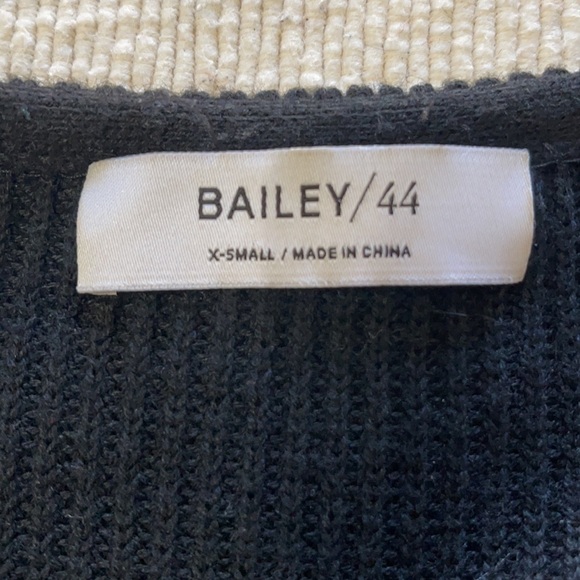 BAILEY 44 black opened front cardigan zipperFront. size XS. P/… - Picture 5 of 7